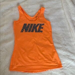 Nike Women's Bright Orange Tank Top